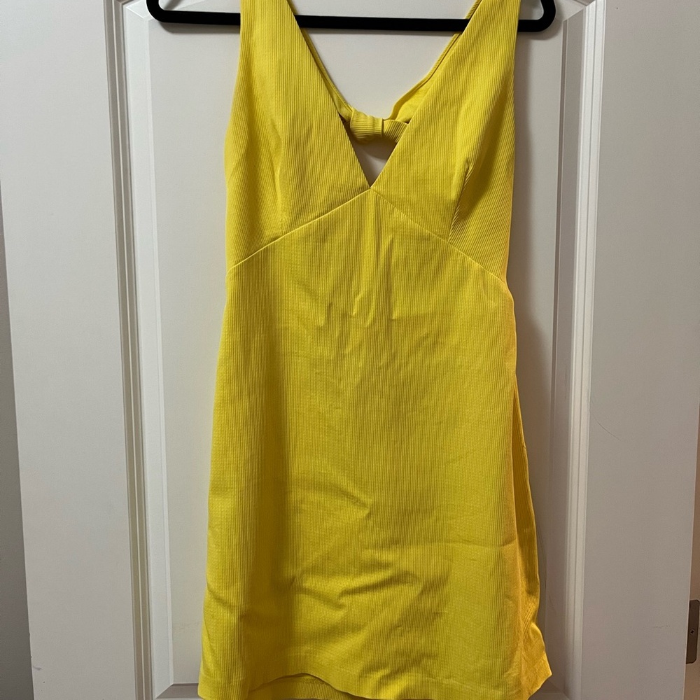 Zara Yellow Sleeveless Dress